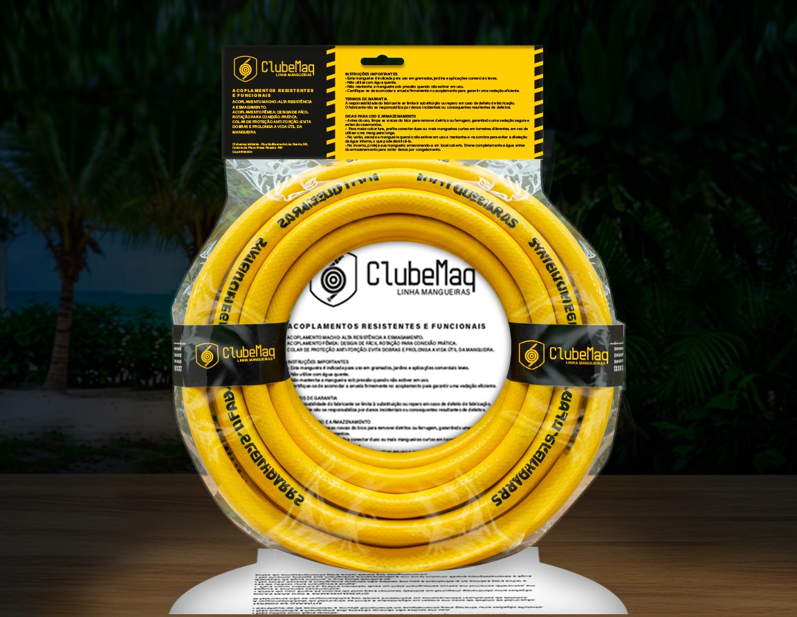 Mangueira ClubeMaq PVC Liso Premium
